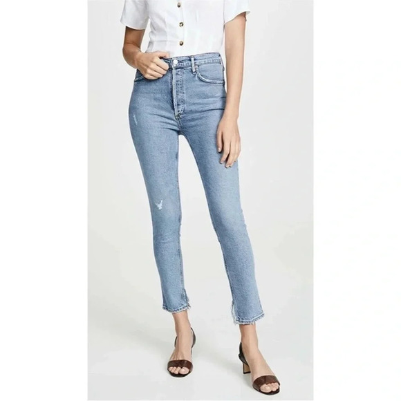 AGOLDE Nico High Rise Slim in Headlines Size 27 - Picture 2 of 12